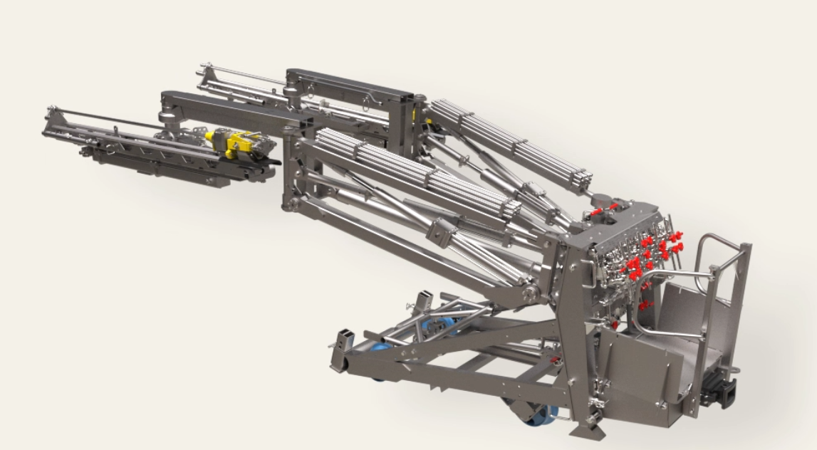 دستگاه حفاری مکانیزه چال زنی در تونل