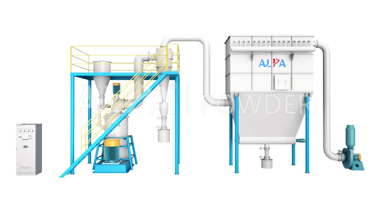 خط تولید پودر میکرونیزه حفاری باریت